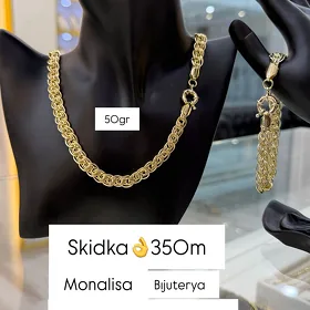 monaliza bijuterya 585 peçatly
