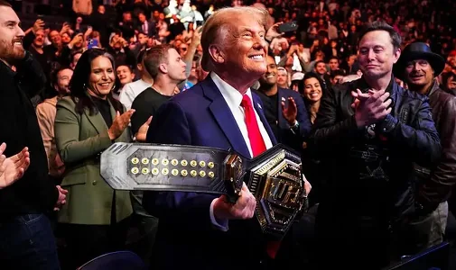 Tramp Ak tamyň çäklerinde geçiriljek turnire taýýarlyk wagtynda UFC-niň eýesiniň paýnamalaryny satyn aldy