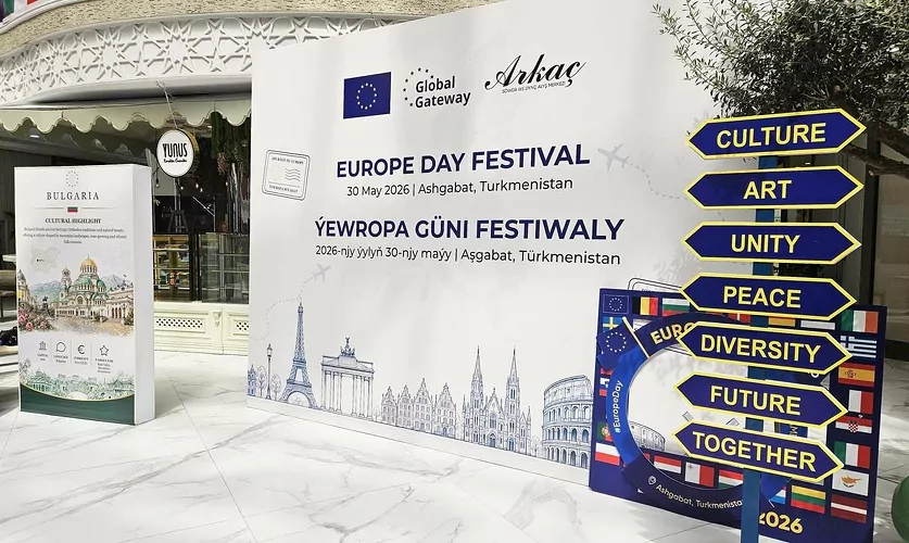 Aşgabatda Ýewropa güni medeni-bilim festiwaly bilen bellenildi