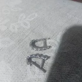 серебряные сережки