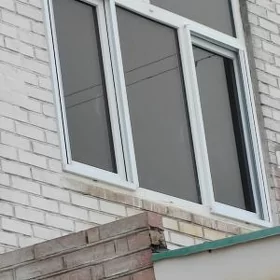 Пластика окно белый цвет