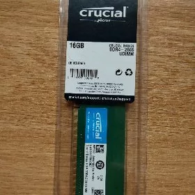 Ram ddr4 16gb Crusial Новая