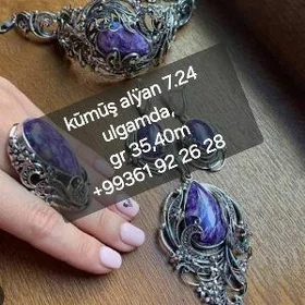 kümüş alyan gymmat bahadan