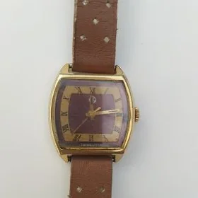 Часы Луч СССР 1970 позолоченые