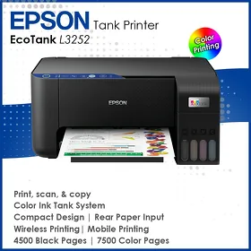 Принтер 3 в 1 Epson L3252 Printer epson L3252