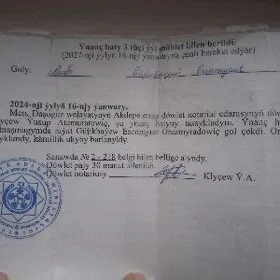 YNANÇ HAT TAPYLDY
