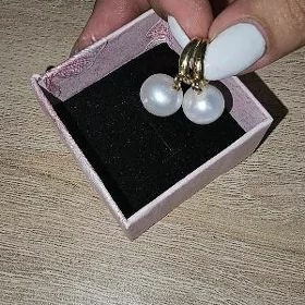 gyzyl . Золотые серьги