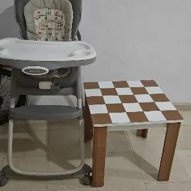 çaga üçin nahar otrujy we stol