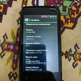 K-Touch W68 telefon