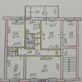 5komnat 2etaj 11mkr 101.3m² 