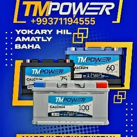 AKKUMLYATORLAR TM POWER