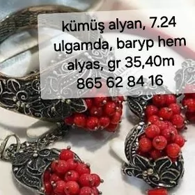 kümüş alýan ÿokary bahadan