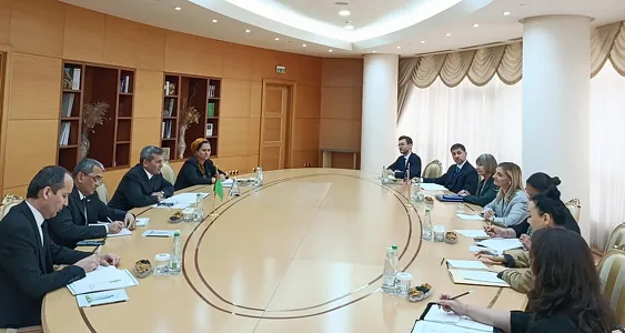 Türkmenistanyň DIM-iniň ýolbaşçysy ABŞ-nyň Döwlet sekretarynyň orunbasary bilen duşuşdy