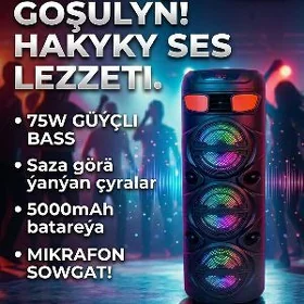 3D LED Yşykly Uly Kalonka