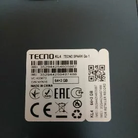 Tecno spark go 1