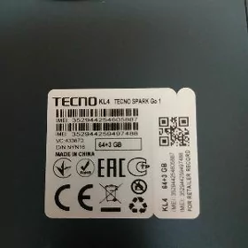 Tecno Go spark 1