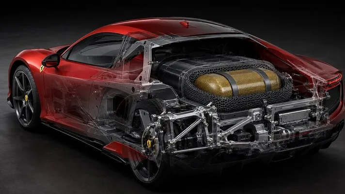 Ferrari запатентовала «дышащий» водородный бак для спорткаров
