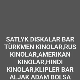 Satlyk diskalar.