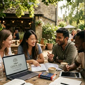 Open air English & coffee 