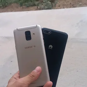 Samsung A6 Huawei y5 gyssagly