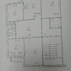 Мир 5 4этаж 4ком 108м²