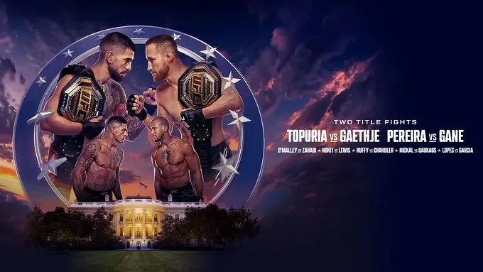 UFC Freedom 250: Ak tamyň ýanyndaky ýaryşyň esasy kardy, nirede we haçan görmeli