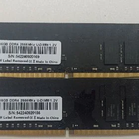 RAM 16GB 2666Mhz DDR4 U-DIMM