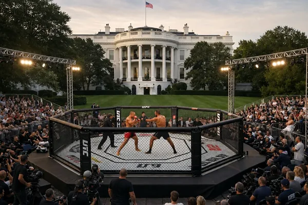 Ak tamda UFC söweşleri geçiriler: ABŞ-da kazyýet ýaryşy makullady