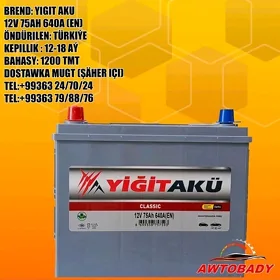Akumulýator ÝIGIT AKÜ 12V 75AH