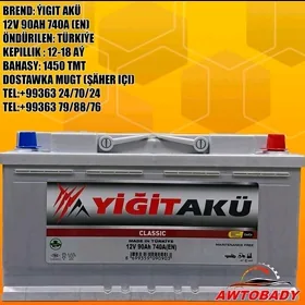 Akumulýator ÝIGIT AKÜ 12V 90AH