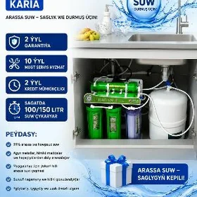 Ýokory hily suv filter aparat.
