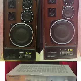 Yamaha usilitel + S90 kolonki