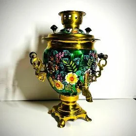 Самовар Хохломская роспись