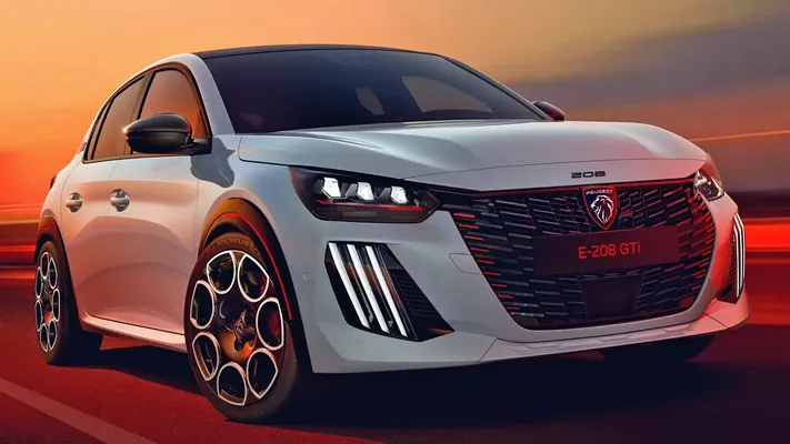 Новый хот-хэтч Peugeot e-208 GTi получил электромотор на 277 л.с.