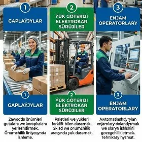 Oglan-gyzlary işe çagyrýarys