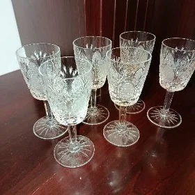 РЮМКИ ХРУСТАЛЬ,СТАКАНЫ,ЧАШКИ