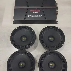 Колонки "Swat", Усилитель "Pioneer"