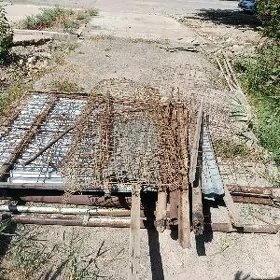 шифер,трубы,тапчан,сетка рабиц