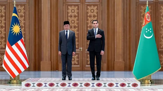 Прошли переговоры между президентом Туркменистана и премьер-министром Малайзии