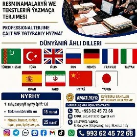 7/24 Terjime hyzmaty
