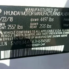 Hyundai Sonata 2018