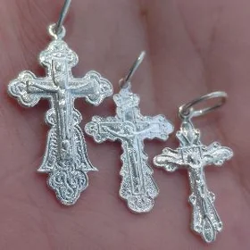 Серебрянные крестики