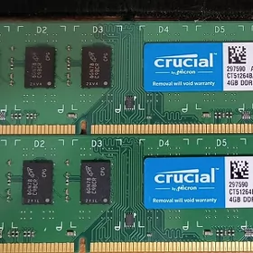 RAM Crucial 4GB DDR3-1600 UDIMM 1.5V CL11