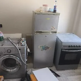 Haladilnik.Gaz plita.Kir maşyn