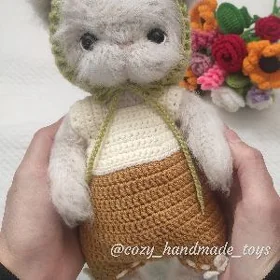 Вязаный котик/örülen pişik