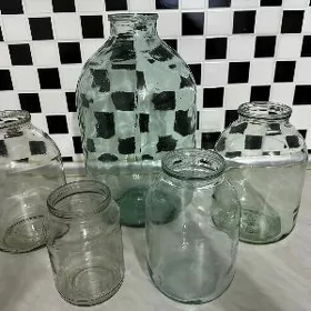 стеклянные банки, banka