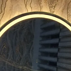 led ayna çyraly ayna