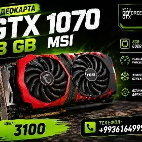 GTX 1070 8 GB 256 бит MSI