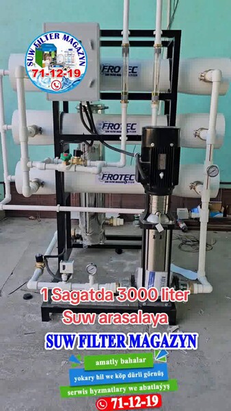 Suw filter 1sagatda 3 ton - Ашхабад - video