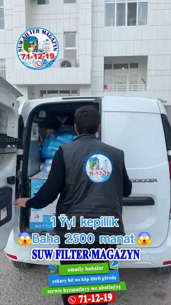 Suw filter Anew magazyn - Ашхабад - video